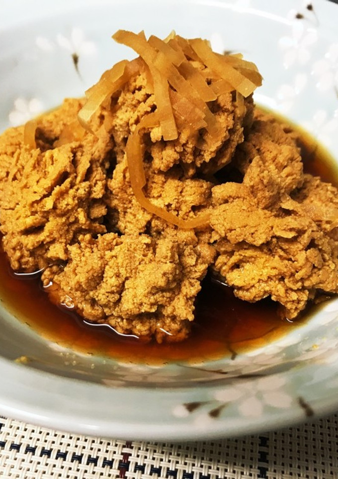 鰤の卵巣の煮付け-レシピのメイン写真