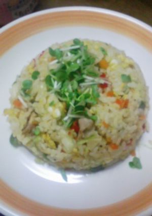 手抜き♪キャベツチャーハン-レシピのメイン写真