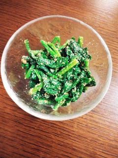 簡単☆ほうれん草のごま和え-レシピのメイン写真
