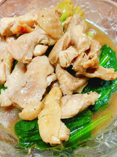 鶏肉と小松菜の南蛮漬け風-レシピのメイン写真