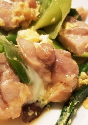 あさイチ 鶏のねぎすき煮 卵とじ-レシピのメイン写真