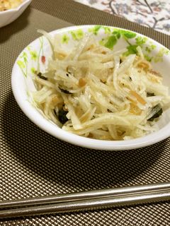 結構美味♡大根となめたけの和え物-レシピのメイン写真