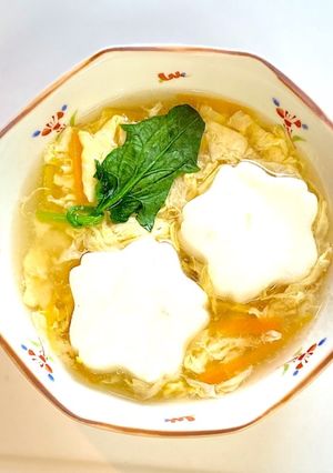 簡単です。はんぺんの中華スープ-レシピのメイン写真