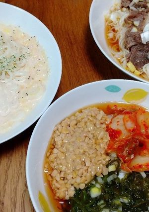 簡単!素麺アレンジ３種　-レシピのメイン写真