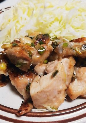 鶏のねぎ塩ブラックペッパー炒め！-レシピのメイン写真