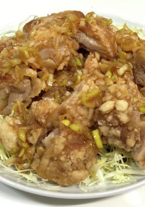 竜田揚げの油淋鶏風♪-レシピのメイン写真