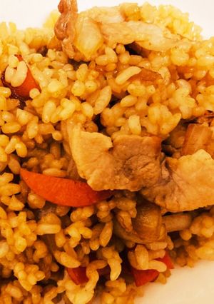 玄米でばあちゃんオムライスご飯-レシピのメイン写真