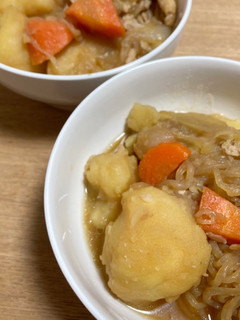 圧力鍋で染み染み肉じゃが(豚じゃが)-レシピのメイン写真