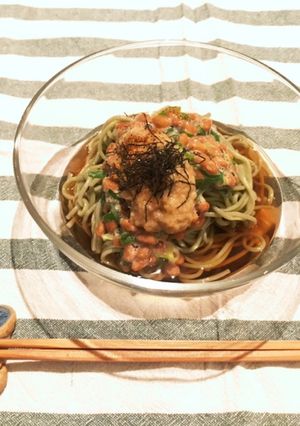 ◆柿うま太郎さんレシピ◆翡翠そば-レシピのメイン写真