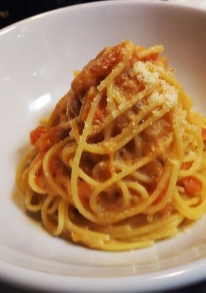 トマトとツナのさっぱりクリームパスタ-レシピのメイン写真