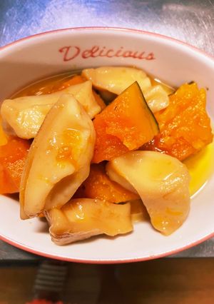かぼちゃとはんぺん煮-レシピのメイン写真