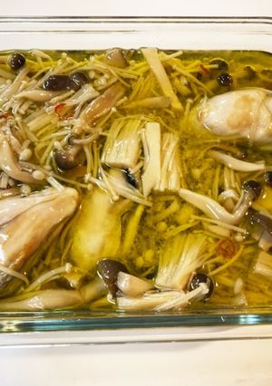 ホットクックで簡単牡蠣のアヒージョ♫-レシピのメイン写真