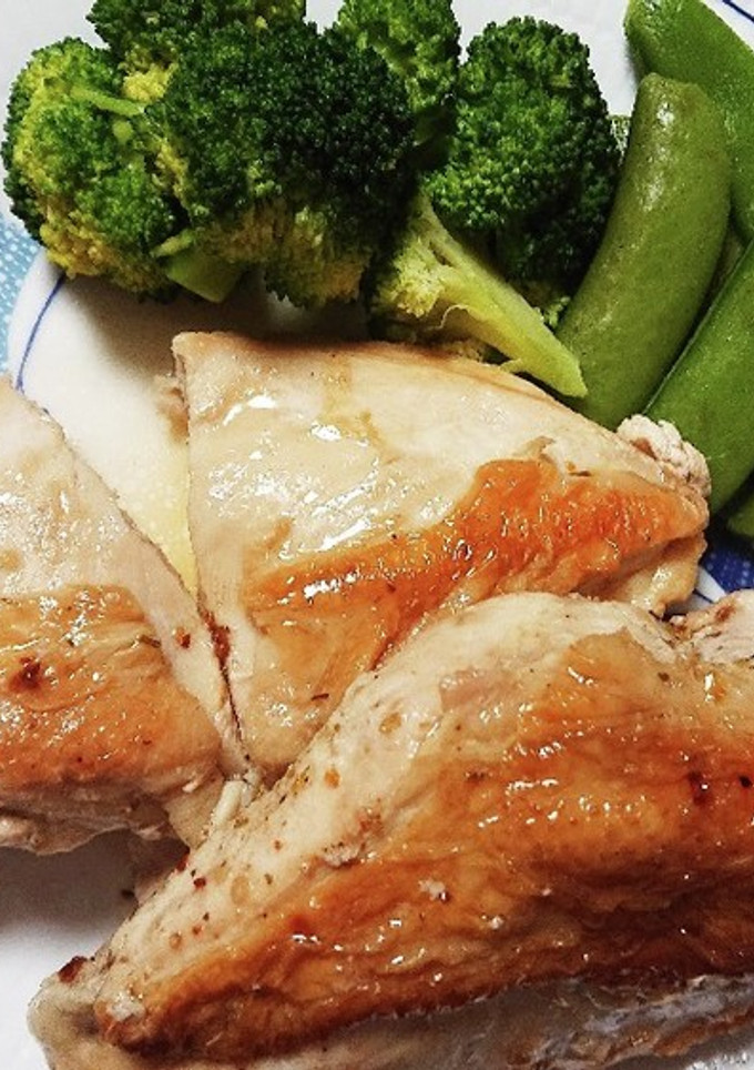 ストウブで簡単鶏むね肉の蒸し焼き-レシピのメイン写真