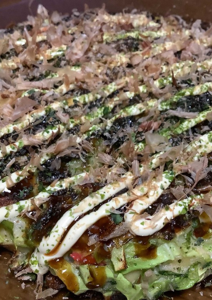 春キャベツと牡蠣の関西風お好み焼き♪-レシピのメイン写真