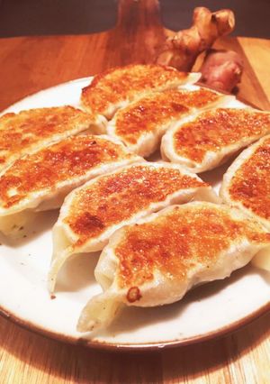 舞茸と菊芋入り焼き餃子-レシピのメイン写真