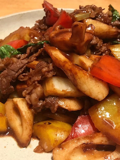 ちくわでかさまし☆牛肉と野菜の味噌炒め-レシピのメイン写真