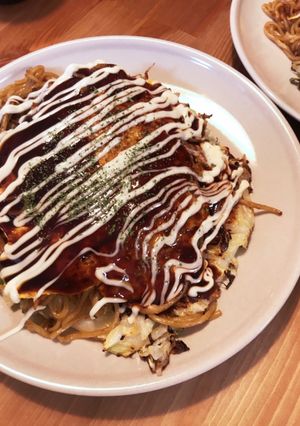 キャベツとモヤシ☆広島風お好み焼-レシピのメイン写真