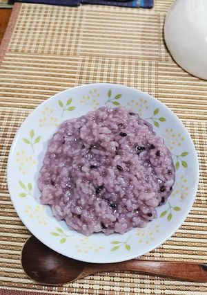 栄養満点!黒米のお粥さん-レシピのメイン写真