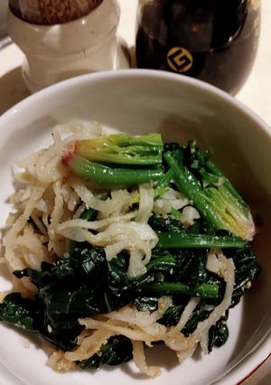 切り干し大根とほうれん草の胡麻和え-レシピのメイン写真