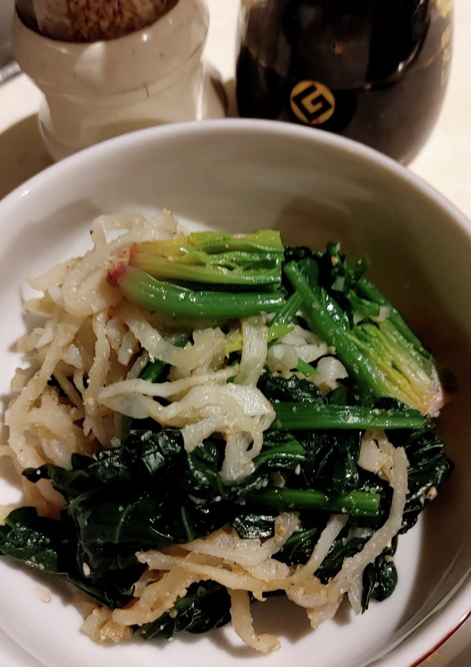 切り干し大根とほうれん草の胡麻和え-レシピのメイン写真