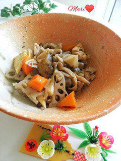 2021おせち☆しめじ入り筑前煮-レシピのメイン写真