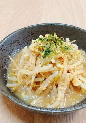 レンジ2分！胡麻香るもやしのからし和え-レシピのメイン写真