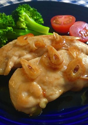 ＊ささみのガリバタ醤油ステーキ＊-レシピのメイン写真