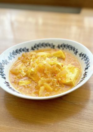 朝食にもぴったり。キムチスープ-レシピのメイン写真