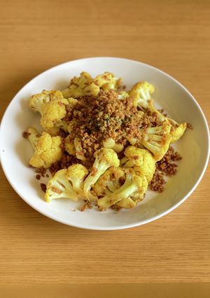 カリフラワーと挽肉のカレー炒め-レシピのメイン写真