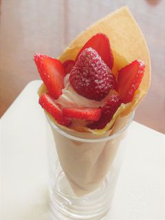 〖 いちごのクレープ 〗-レシピのメイン写真