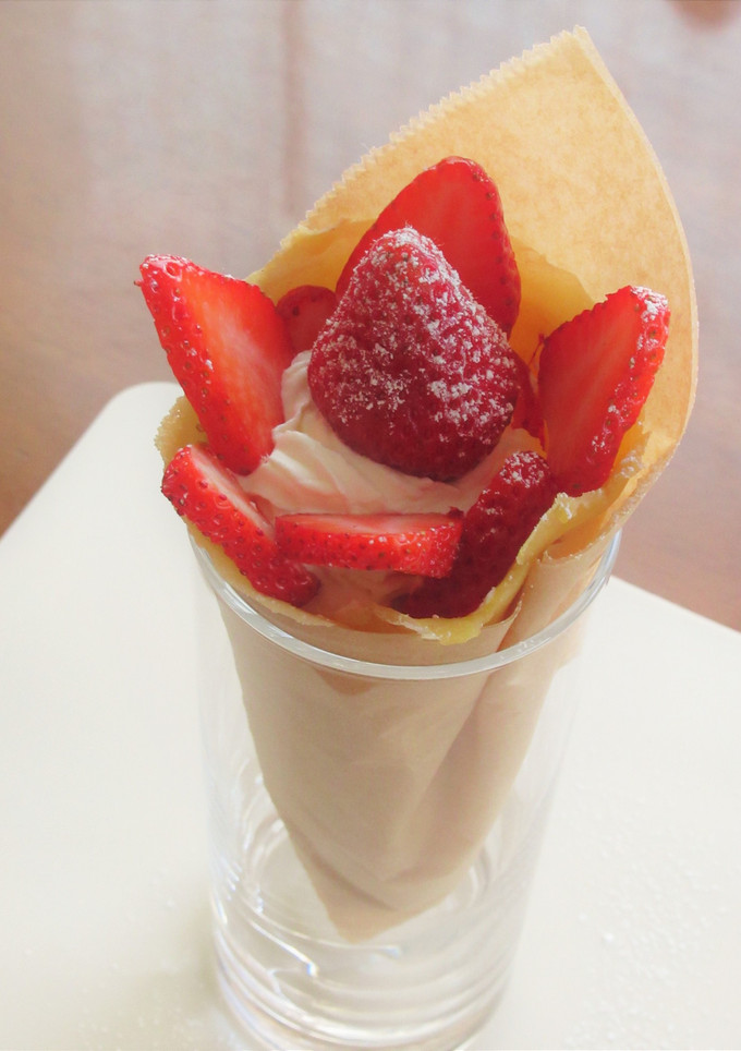 〖 いちごのクレープ 〗-レシピのメイン写真