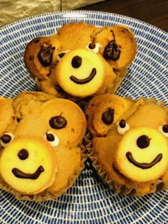 HM 簡単クマフィン-レシピのメイン写真