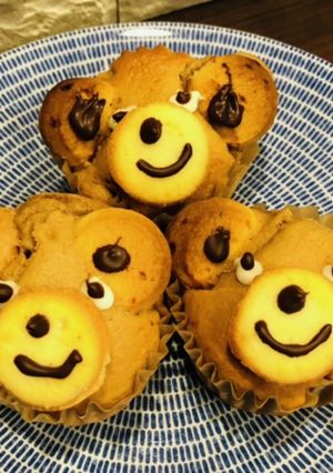 HM 簡単クマフィン-レシピのメイン写真