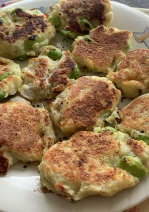 里芋の枝豆チーズおやき-レシピのメイン写真