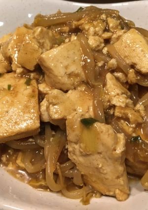 水切り不要！カレーめんつゆ豆腐もやし☆-レシピのメイン写真