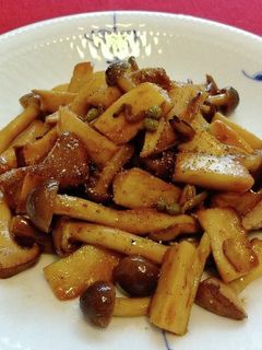 きのこ炒め~蒲焼き山椒味~-レシピのメイン写真