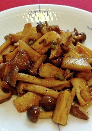 きのこ炒め~蒲焼き山椒味~-レシピのメイン写真