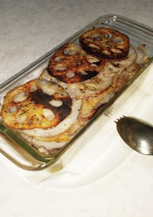 豚肉とれんこんのクレイジーソルト焼き-レシピのメイン写真