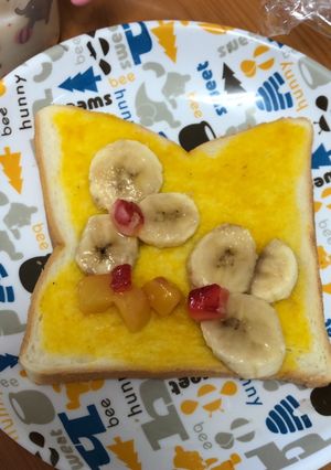 幼児食！かぼちゃの味噌汁からの食パンへ-レシピのメイン写真