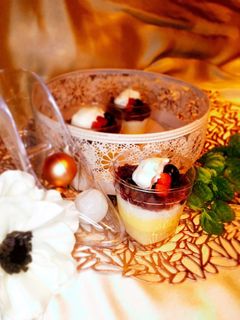甘酒グラデーションゼリー-レシピのメイン写真