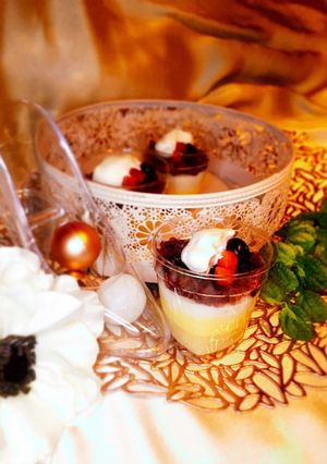 甘酒グラデーションゼリー-レシピのメイン写真