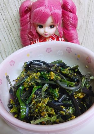 リカちゃん♡紅菜苔の炊いたん(白醤油)-レシピのメイン写真