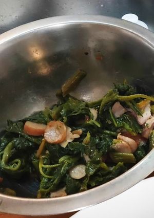 【残り物リメイク】ほうれん草のバター炒め-レシピのメイン写真