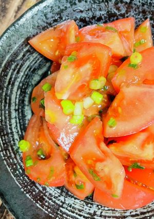∞トマトの和風ドレッシングサラダ∞-レシピのメイン写真