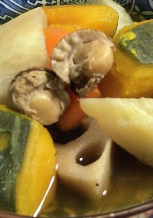 簡単根野菜の煮物-レシピのメイン写真