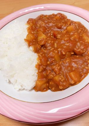 我が家のひき肉のカレー-レシピのメイン写真