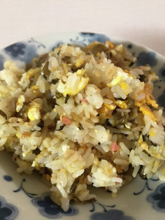 紅しょうが好きに捧ぐ!簡単高菜チャーハン-レシピのメイン写真