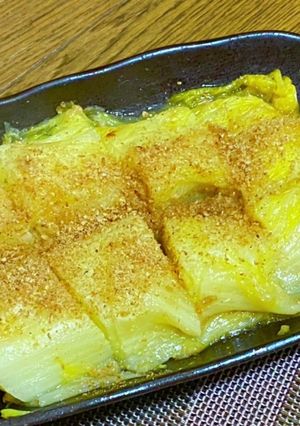 ごま油で白菜ステーキ・すりゴマ＆生姜風味-レシピのメイン写真