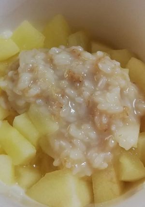 ホットりんご×麹甘酒-レシピのメイン写真