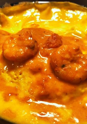 お店の味☆海老のトマトクリームオムライス-レシピのメイン写真